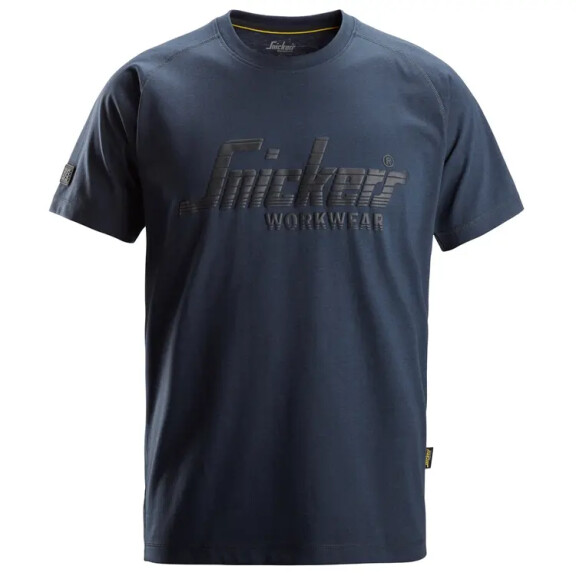 Koszulka T-Shirt z logo SNICKERS Granatowy 2590