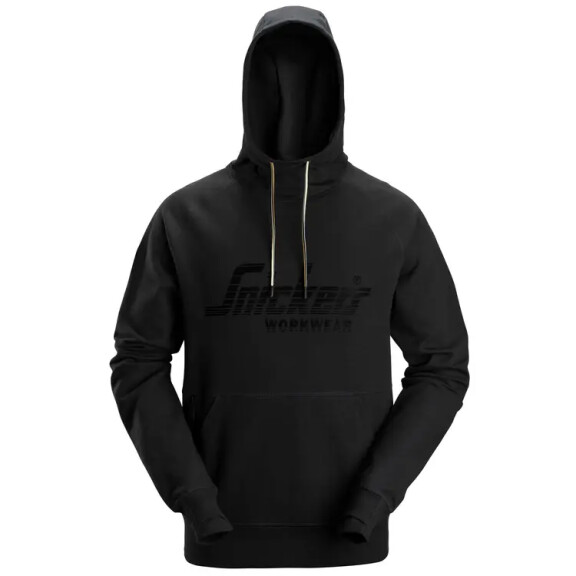 Bluza z kapturem logo SNICKERS czarny - 2894