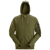 Bluza na suwak logo SNICKERS khaki - 2895
