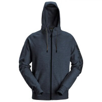 Bluza na suwak logo SNICKERS granatowy - 2895