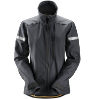 Kurtka softshell AllroundWork szara damska short SNICKERS 1207