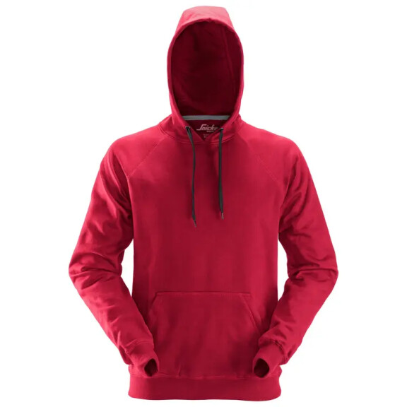Bluza z kapturem klasyczna SNICKERS czerwona - 2800