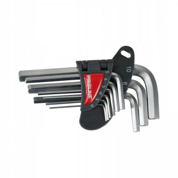 Zestaw kluczy imbusowych 9 sztuk 1.5-10mm CV PROLINE - 48309