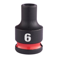 Nasadka udarowa 3/8" 6 mm SHOCKWAVE IMPACT DUTY Milwaukee - 4932480263