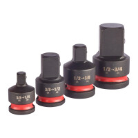 Zestaw adapterów udarowych 1/2" 4 elementy Milwaukee - 4932480356