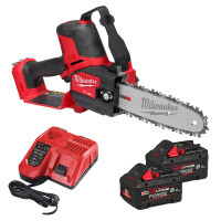 Pilarka łańcuchowa do gałęzi 20 cm M18FHS20-802 HATCHET Milwaukee AKU (2x 8,0 ah)