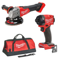 Zestaw elektronarzędzi Milwaukee M18 FID3-0 + M18 FSAG125X-0 AKU (bez aku)