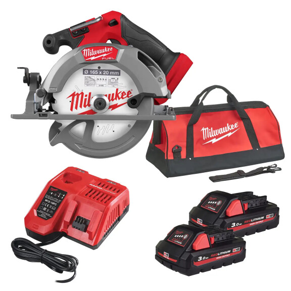 Pilarka tarczowa 165mm Milwaukee M18 FCS552-302X AKU 18V (2x 3.0Ah) - 4933493589