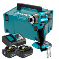 Zakrętarka udarowa 1/4" Makita DTD173RTJ AKU 18V (2x 5.0Ah)