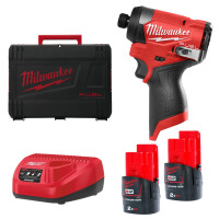 Zakrętarka udarowa 1/4˝ Milwaukee M12 FID2-202X AKU 12V (2x 2.0Ah) - 4933479877