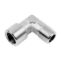 Kolanko z gwintem zewnętrznym stożkowym i wewnętrznym walcowym 1/4" G - RQA WAI 14 K
