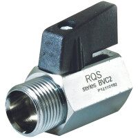 Zawór kulkowy mini z gwintem wewnętrznym walcowym 1/4" G - RQV BVC2 F14