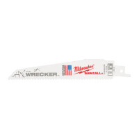 Brzeszczot szabla do metalu 150mm 7/11 TPI Milwaukee WRECKER - 48475701