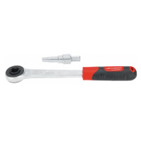 Klucz stopniowy z grzechotką Rothenberger. Typ: UNI 3/8" - 1/2" - 3/4" - 1" - 73297
