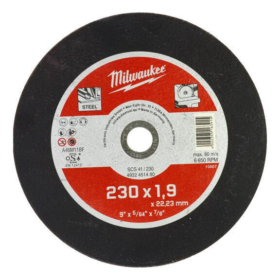 Tarcza do metalu Milwaukee Contractor 230x22,2 mm - 4932451480
