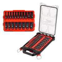 Zestaw nasadek udarowych długich 3/8" Milwaukee Shockwave / 19 elementów - 4932480946