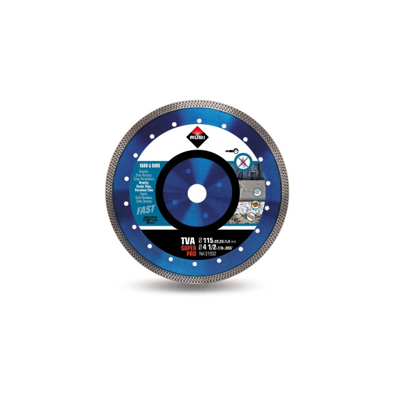 Tarcza diamentowa 115x22.2mm Rubi TVA SUPERPRO - 31932
