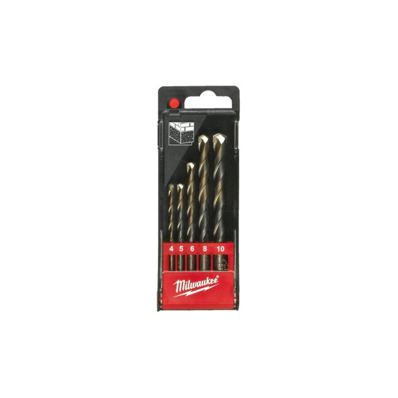 Zestaw wierteł do betonu 4-10mm Milwaukee / 5 elementów - 4932352336