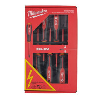 Zestaw wkrętaków izolowanych Milwaukee VDE SLIM / 7 elementów - 4932478738