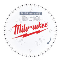 Tarcza pilarska 165mm / 5/8" / 1.6mm Milwaukee 40ATB - 4932471312