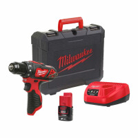 Wiertarko-wkrętarka Milwaukee M12 BDD-201C AKU 12V (2.0 Ah) - 4933479439
