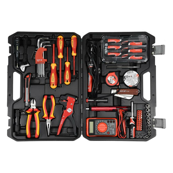 Zestaw narzędzi dla elektryków Yato YT-39009 / 68 elementów