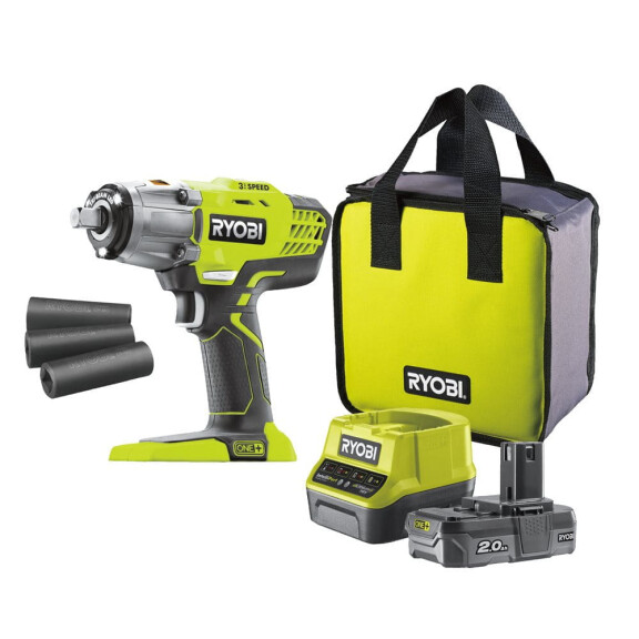 Klucz udarowy 1/2" 400Nm Ryobi R18IW3-120S AKU 18V (2.0 Ah)