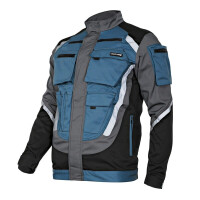 Bluza robocza odblaskowa czarno-szaro-turkusowa Lahti Pro L40403