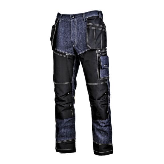 Spodnie robocze jeans ze wzmocnieniem niebieskie Lahti Pro L40518