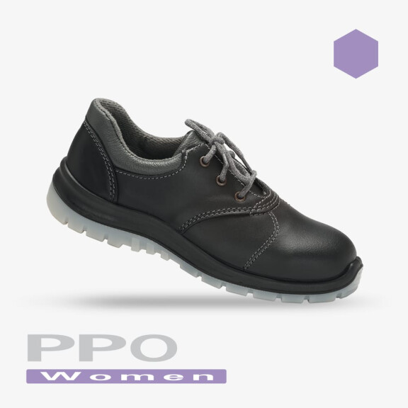 Buty robocze damskie z blachą półbuty PPO 261 Women