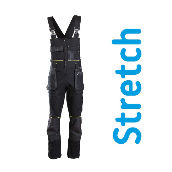 Spodnie robocze ogrodniczki stretch Polstar SevenK DIAMANT A2OG