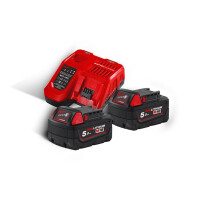 Zestaw ładowarka + 2x akumulator Milwaukee M18 NRG-502 AKU 18V ( 2x 5.0 ) - 4933459217