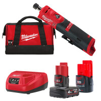 Szlifierka trzpieniowa Milwaukee M12 FDGS-422B AKU 12V (4.0 + 2.0 Ah) - 4933471436