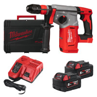 Młotowiertarka SDS-PLUS Milwaukee M18 BLHX-502X AKU 18V (2x 5.0 Ah) - 4933478892