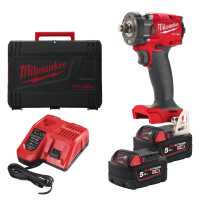 Klucz udarowy 1/2" 339Nm Milwaukee M18 FIW2F12-502X AKU 18V (2x5.0 Ah) - 4933478444