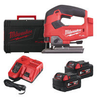 Wyrzynarka z uchwytem żelazkowym Milwaukee M18 FJS-502X AKU 18V (2x 5.0 Ah) - 4933464727