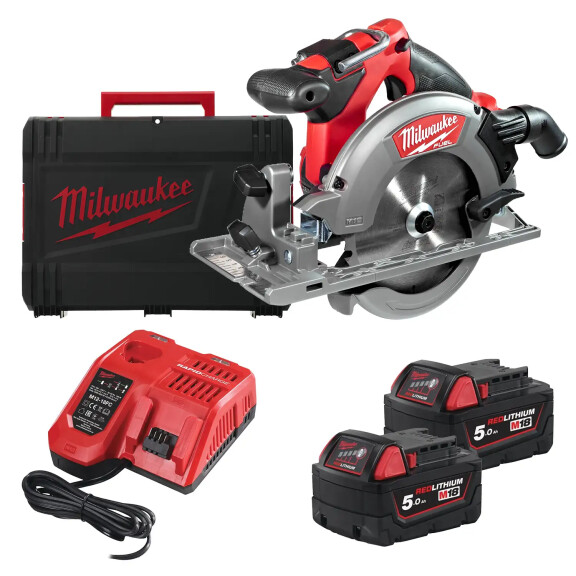 Pilarka tarczowa Milwaukee M18 CCS55-502X AKU 18V (2x 5.0 Ah) - 4933451376