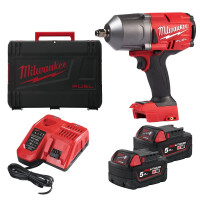 Klucz udarowy 1/2" 1356Nm Milwaukee M18 FHIWF12-502X AKU 18V (2x5.0 Ah) - 4933459696