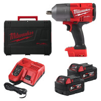 Klucz udarowy 1/2'' Milwaukee M18 FHIWP12-502X AKU 18V (2x 5.0 Ah) - 4933459693