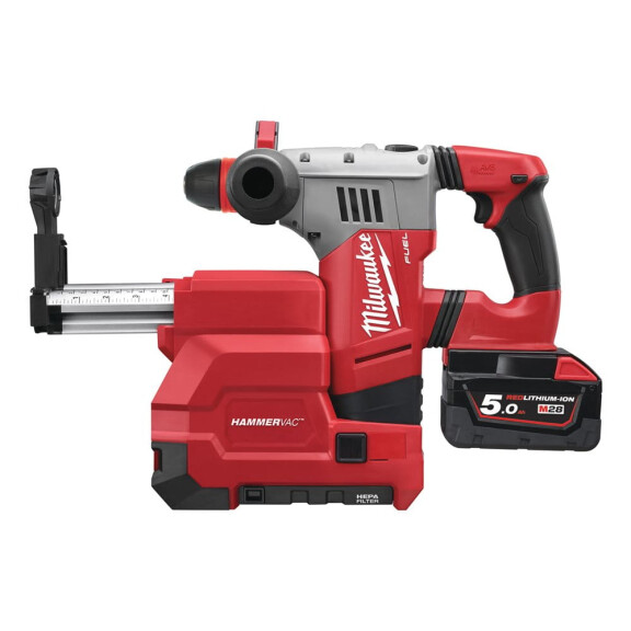Młot udarowy SDS-PLUS Milwaukee M28 CHPXDE-502C AKU 28V (2x 5.0 Ah) - 4933448015