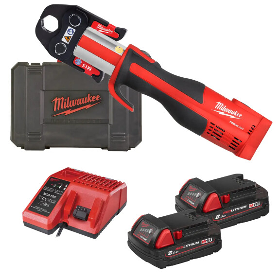 Zaciskarka FORCE LOGIC Milwaukee M18 BLHPT-202C AKU 18V (2x 2.0 Ah) - 4933451132