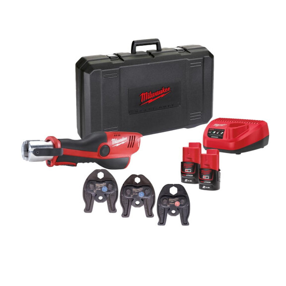 Praska subkompaktowa hydrauliczna FORCE LOGIC Milwaukee M12 HPT-202C V-SET2 AKU 12V (2x 2.0 Ah) - 4933459382