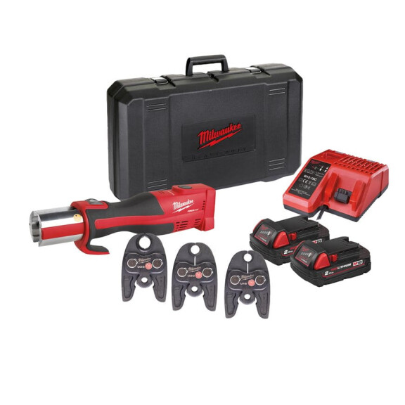 Zaciskarka FORCE LOGIC Milwaukee M18 BLHPT-202C U-SET AKU 18V (2x 2.0 Ah) - 4933451136
