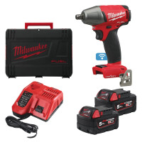 Klucz udarowy 1/2" Milwaukee M18 ONEIWF12-502X AKU 18V (2x 5.0 Ah) - 4933451374