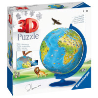 Puzzle 3D Kula Dziecinny Globus 180 El. - Ravensburger
