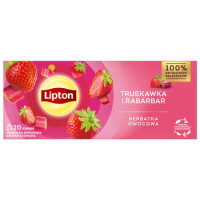 Lipton Fruit Truskawka I Rabarbar 20Tb - LIPTON