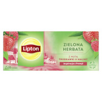 Lipton Herbata Zielona O Smaku Maliny I Truskawki 25Tb 35G - LIPTON