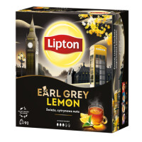 Lipton Earl Grey Lemon Herbata Czarna (92 Torebki) - LIPTON
