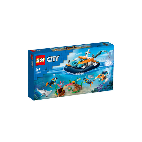 Lego 60377 City Łódź Do Nurkowania Badacza - City