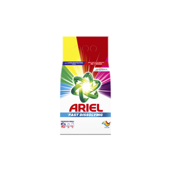 Ariel Fast Dissolving Color Proszek Do Prania 45 Prań 2475 G - Ariel